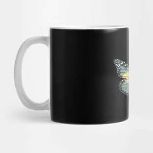 Delaware Flag Butterfly - Gift for Delawarean From Delaware DE Mug